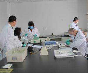 检测人员进行现场项目的操作考核