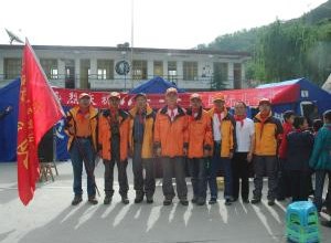 中心对第二、三批组建的抗震救灾防疫人员进行培训