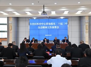 自治区疾控中心召开贯彻落实党的二十届三中全会精神工作部署会