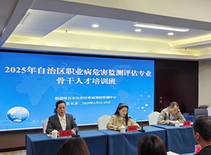 自治区疾控中心完成2025年自治区职业病危害监测评估专业骨干人才第一期理论培训工作